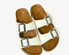 Dép đế trấu quai ngang 2 khoá Birken phong cách văn phòng Detaunisex - DETA21T-TPR