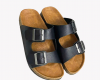 Dép đế trấu quai ngang 2 khoá Birken phong cách văn phòng Detaunisex - DETA21D-TPR