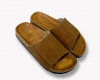 Dép đế trấu bảng ngang xé dán da sáp tái chế nam nữ Birken Lót Si DETAUNISEX - DEBO17