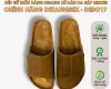 Dép đế trấu bảng ngang xé dán da sáp tái chế nam nữ Birken Lót Si DETAUNISEX - DEBO17
