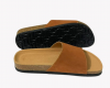 Dép đế trấu quai bảng ngang quai da lộn DETAUNISEX - DETA12 BÒ