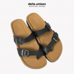 Dép đế trấu xỏ ngón màu Đen Deta22D