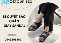 Bí quyết bảo quản giày sandal luôn trông như mới