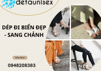 Gợi ý mẫu dép đi biển vừa đẹp vừa sang chảnh, bạn không nên bỏ qua