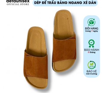 Dép đế trấu bảng ngang  nam nữ Birken thấm hút mồ hôi chân - DETA17