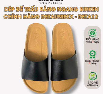 Dép đế trấu 1 quai ngang bảng lớn Deta12D