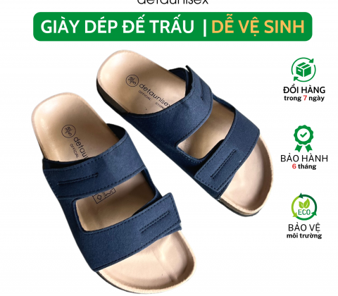 Dép đế trấu 2 quai dán - DETA25