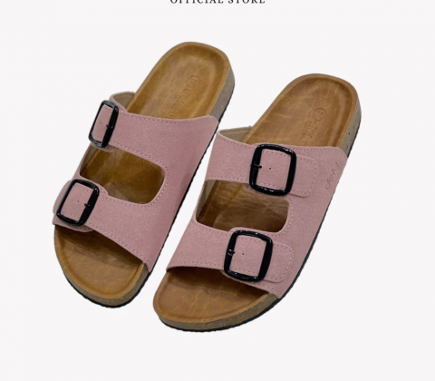 DÉP ĐẾ TRẤU DOUBLE STRAP LIVIA MỚI NHÀ DETA - DETA28H