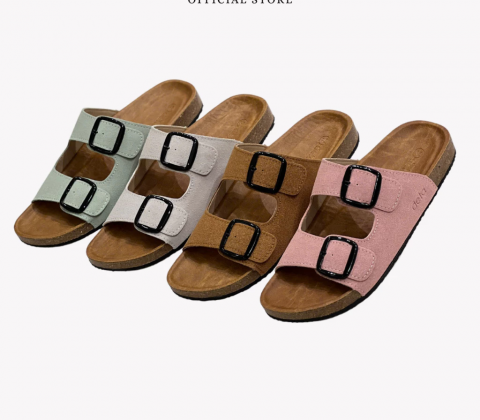 DÉP ĐẾ TRẤU DOUBLE STRAP LIVIA MỚI NHÀ DETA - DETA28XM