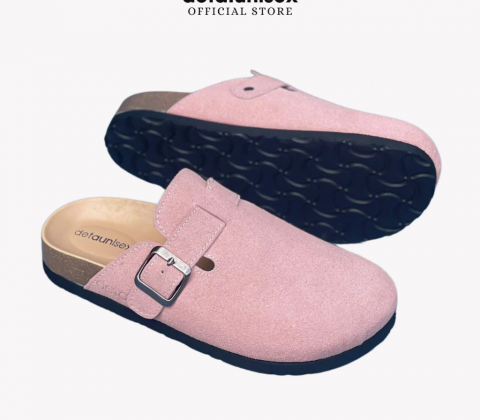 Dép sục Birken Boston thời trang nam nữ 2025 - Detaunisex - DETA51H HỒNG
