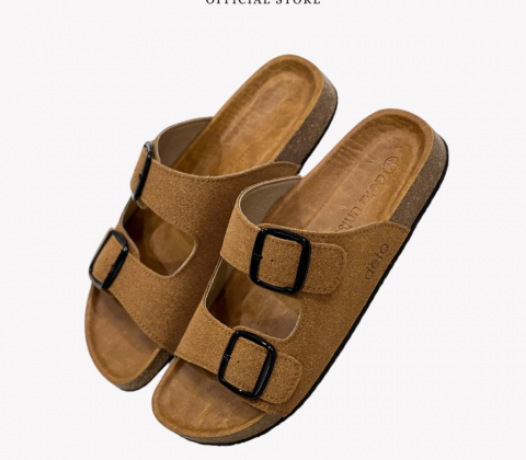 DÉP ĐẾ TRẤU DOUBLE STRAP LIVIA MỚI NHÀ DETA - DETA28N