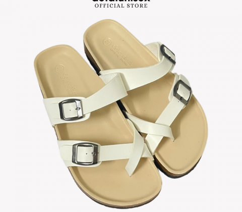 Dép đế trấu xỏ ngón màu Đen Deta22D