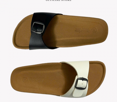 Dép đế trấu quai ngang 1 khoá Birken - DETA13
