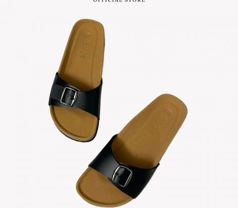 Dép đế trấu quai ngang 1 khoá Birken - DETA13